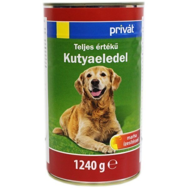 Conserva pentru caini privat 1240g vita