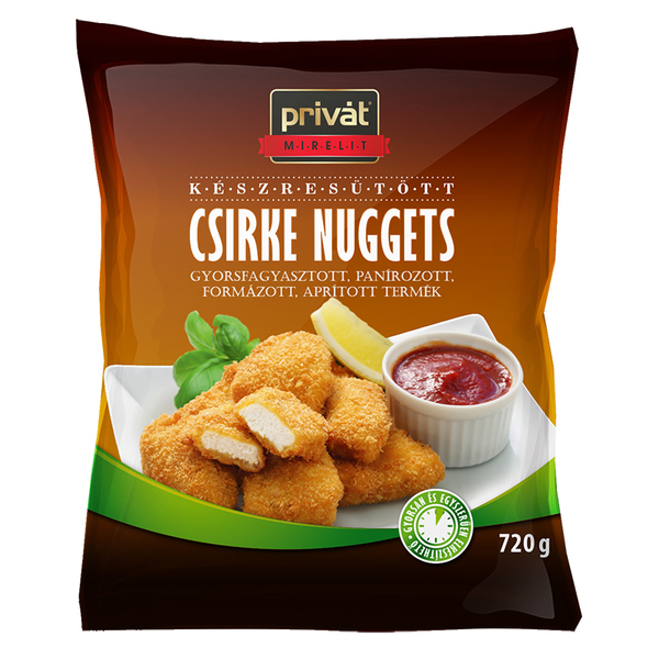 Nuggets privat 720g pui congelati 31090