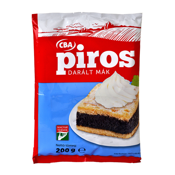 Mac macinat cba piros 200g