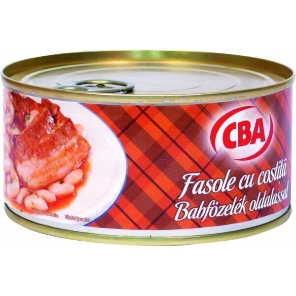 Fasole cu costita cba 300g ro
