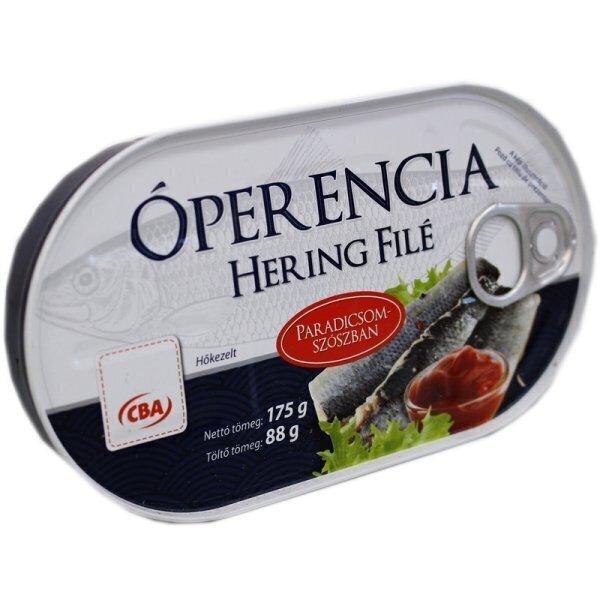 Conserva peste hering file cba 175g sos tomat operencia 0886