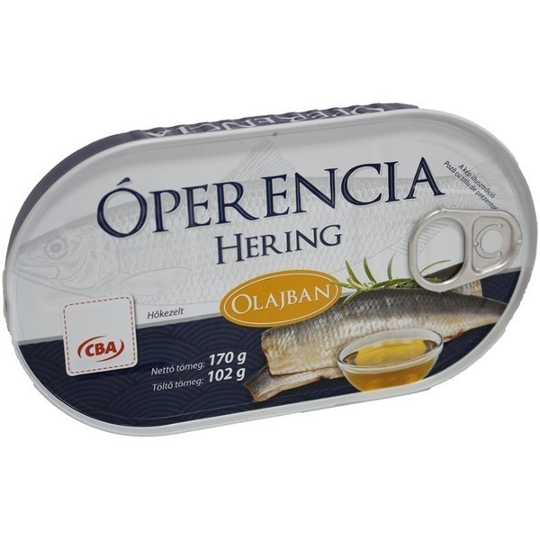 Conserva peste hering cba 170g in ulei operencia