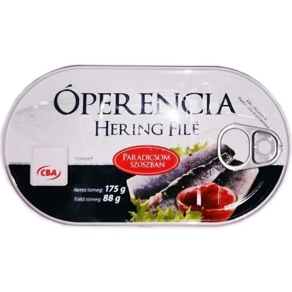 Conserva peste hering cba 175g in sos tomat operencia