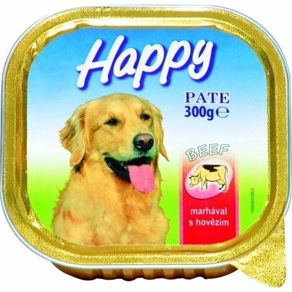 Conserva pate pentru caini happy 300g vita t *