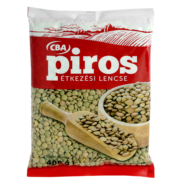 Linte uscata cba piros 400g