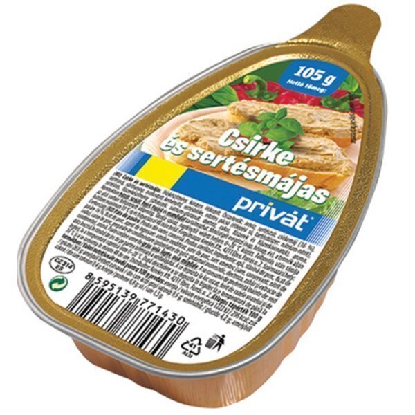 Pate privat 105g pasare si porc