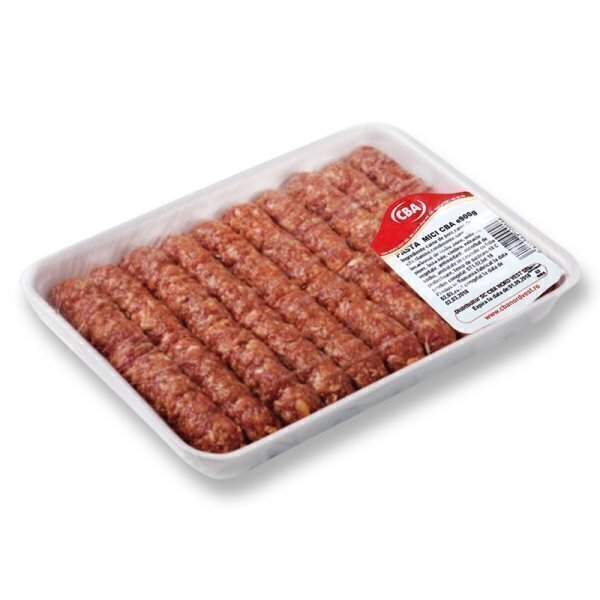 Pasta mici cba 900g porc vita tava congelata