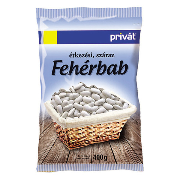 Fasole uscata privat 400g alba punga