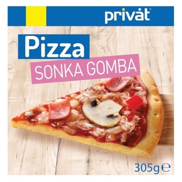Pizza privat 305g sunca ciuperci congelata cutie