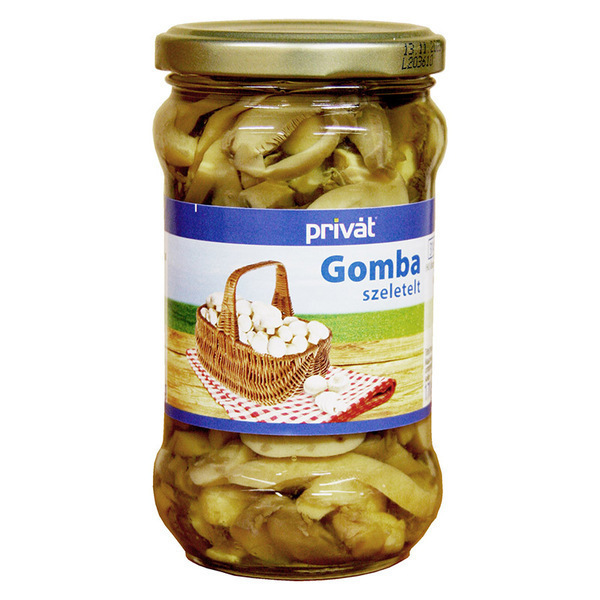 Ciuperci taiate privat 314ml borcan