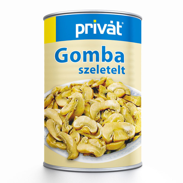 Ciuperci taiate privat 290g (156g) cutie