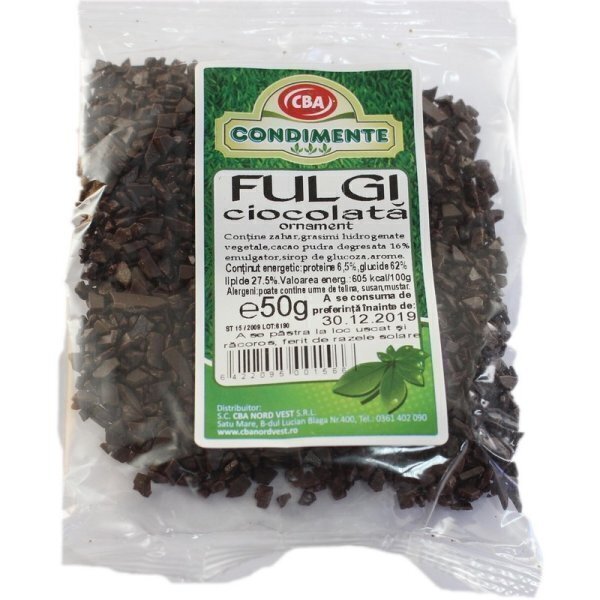 Fulgi ciocolata cba 50g bitea