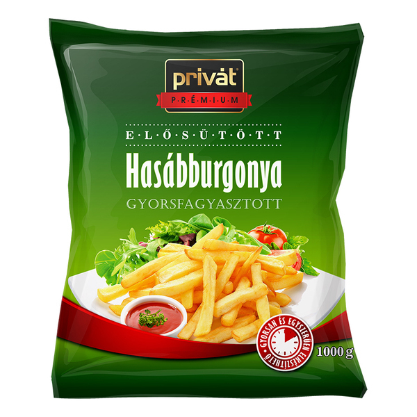 Cartofi congelati 1kg privat preprajiti 10x10mm