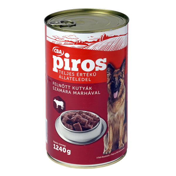 Conserva pentru caini cba piros 1240g vita