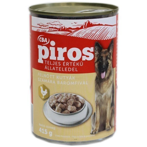 Conserva pentru caini cba piros 415g pasare