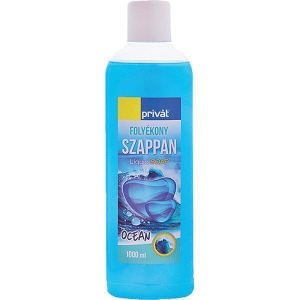 Sapun lichid privat 1l rezerva albastru ocean