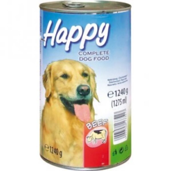 Conserva pentru caini happy 1240g vita *