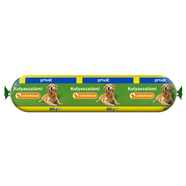 Hrana salam pentru caini 800g privat pasare