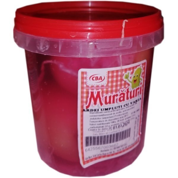 Muraturi cba galeata 500g/1200g ardei umpluti cu varza