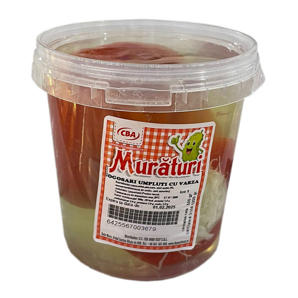 Muraturi cba galeata 500g/1200g gogosari umpluti cu varza