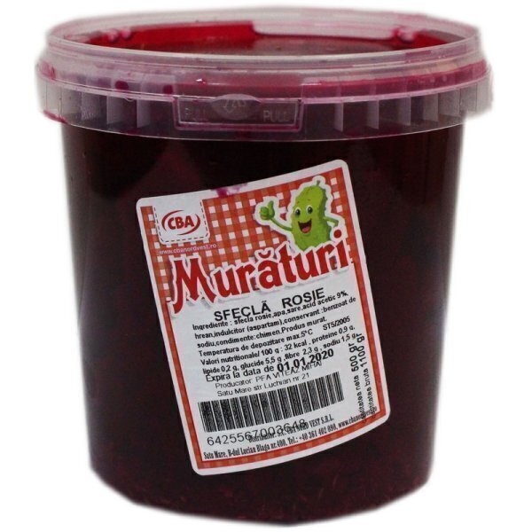 Muraturi cba galeata 500g/1100g sfecla rosie