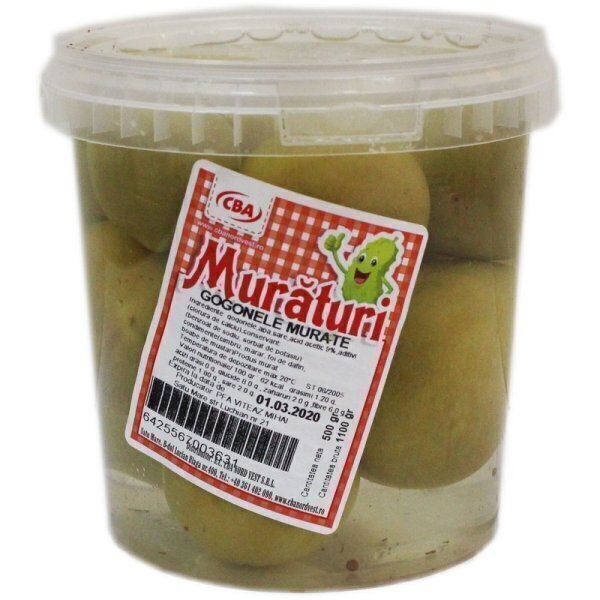 Muraturi cba galeata 500g/1100g gogonele murate