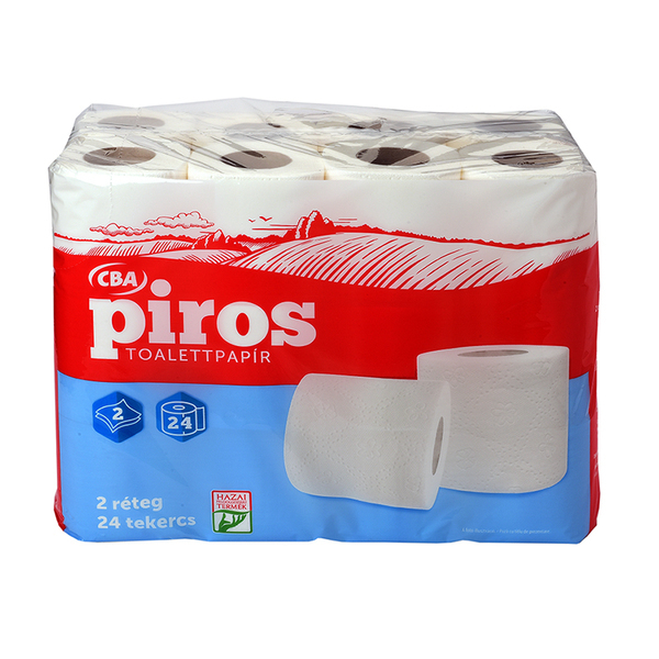 Hartie igienica 24role 2str cba piros