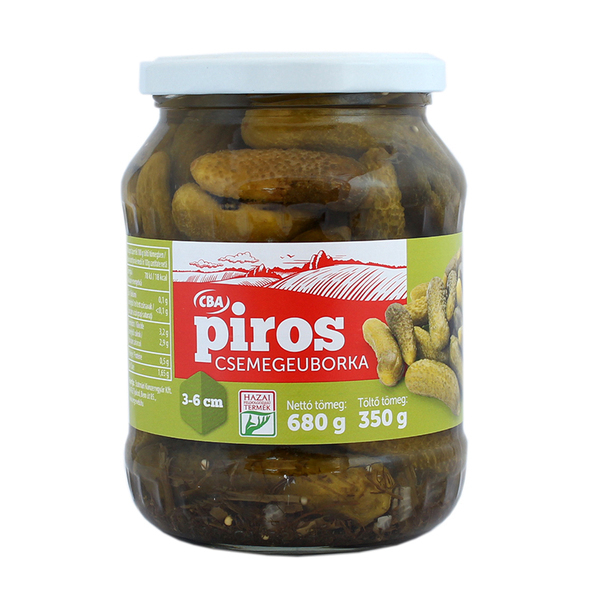 Castraveti 3-6 cm cba piros csemege 720ml t