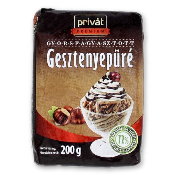 Piure castane premium 200g privat congelat