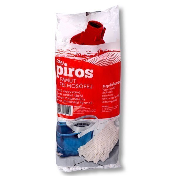 Mop cba piros din bumbac