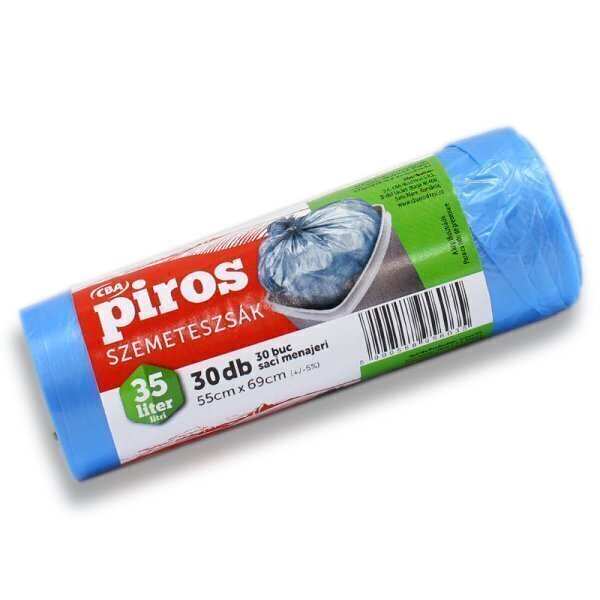 Saci menajeri cba piros 35l 30buc 55x69 cm