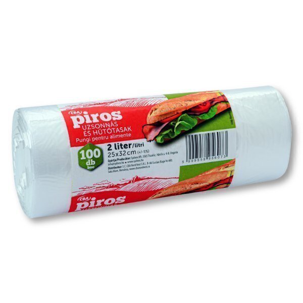 Pungi cba piros mic dejun 2l 100buc/rola