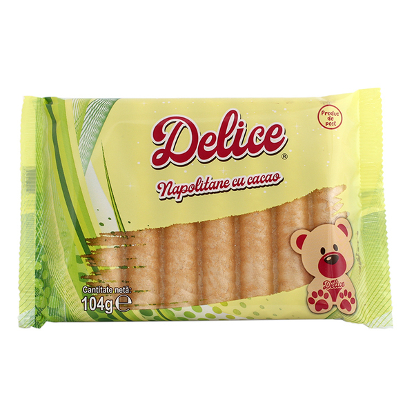 Napolitane spirale delice 104g cacao *