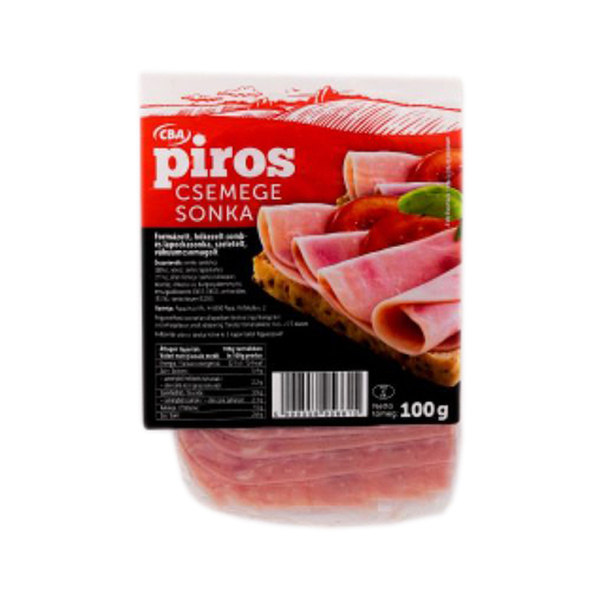 Sunca cba piros porc 100g felii t