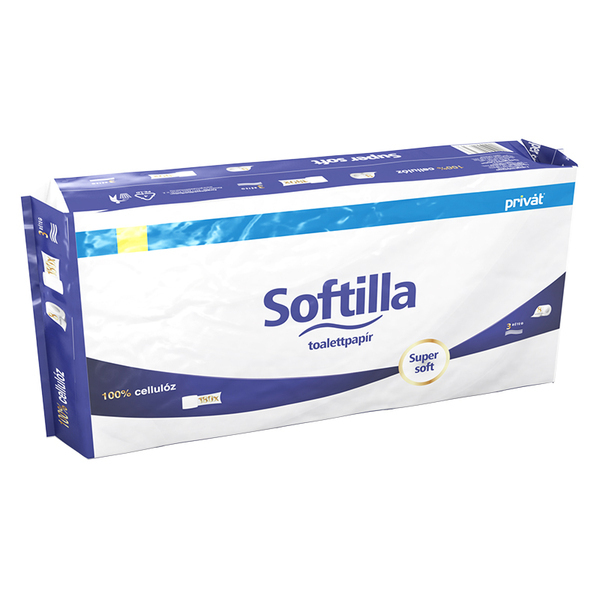 Hartie igienica 8role 3str privat softilla