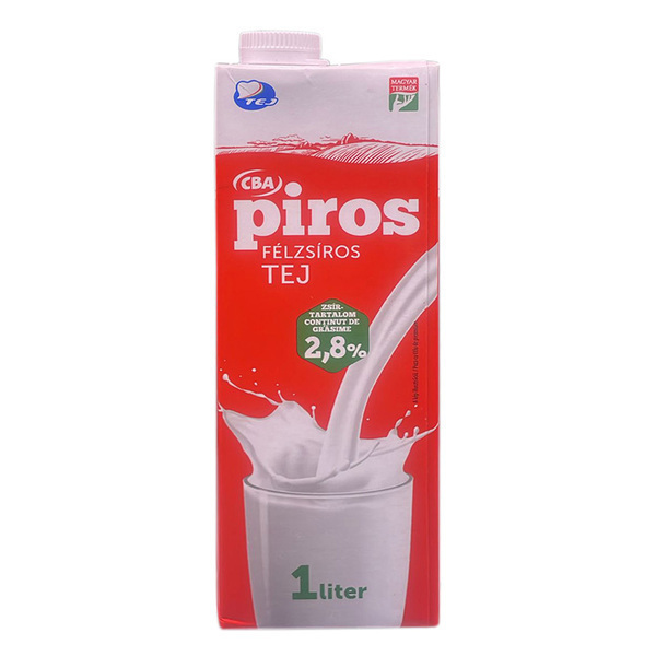 Lapte consum cba piros 1l cutie 2,8% esl 407341