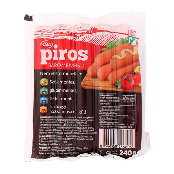 Crenvursti cba piros 240g pasare t
