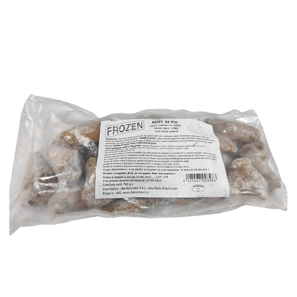 Aripi pui frozen 700g coapte rumenite punga congelate *