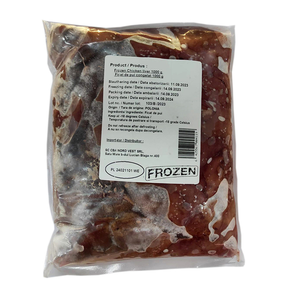 Ficat pui 1kg frozen congelat *