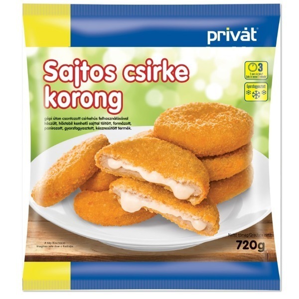 Medalion privat cascaval 720g congelat