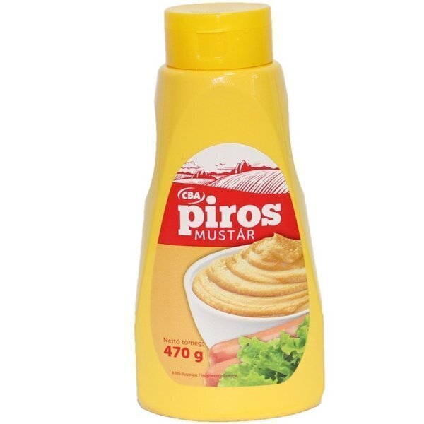 Mustar cba piros 470g