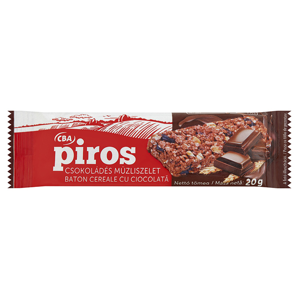Cereale batoane muzli cba 20g ciocolata